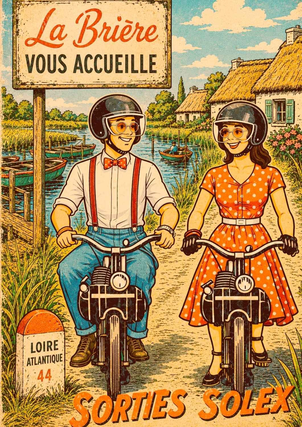 Le Solex Baulois sortie Solex en Briere