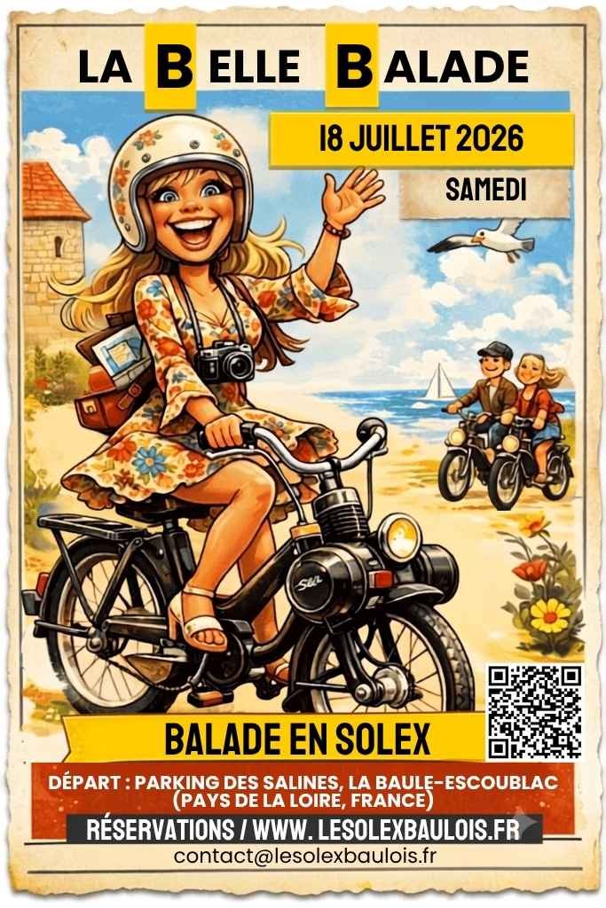 La Belle Balade en solex le 18 Juillet 2026
