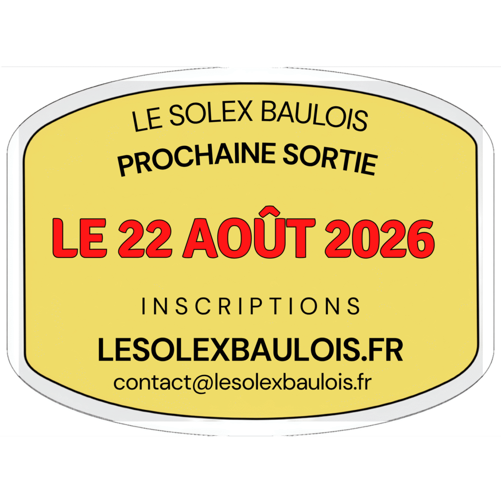 Le Solex Baulois prochaine sortie Solex